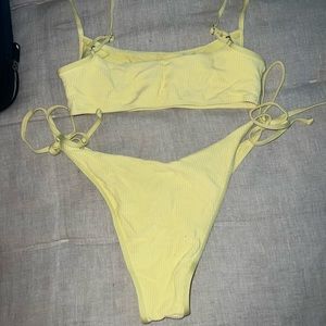 Frankie’s Bikinis yellow bikini